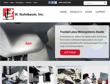 Tablet Screenshot of nuhsbaum.com